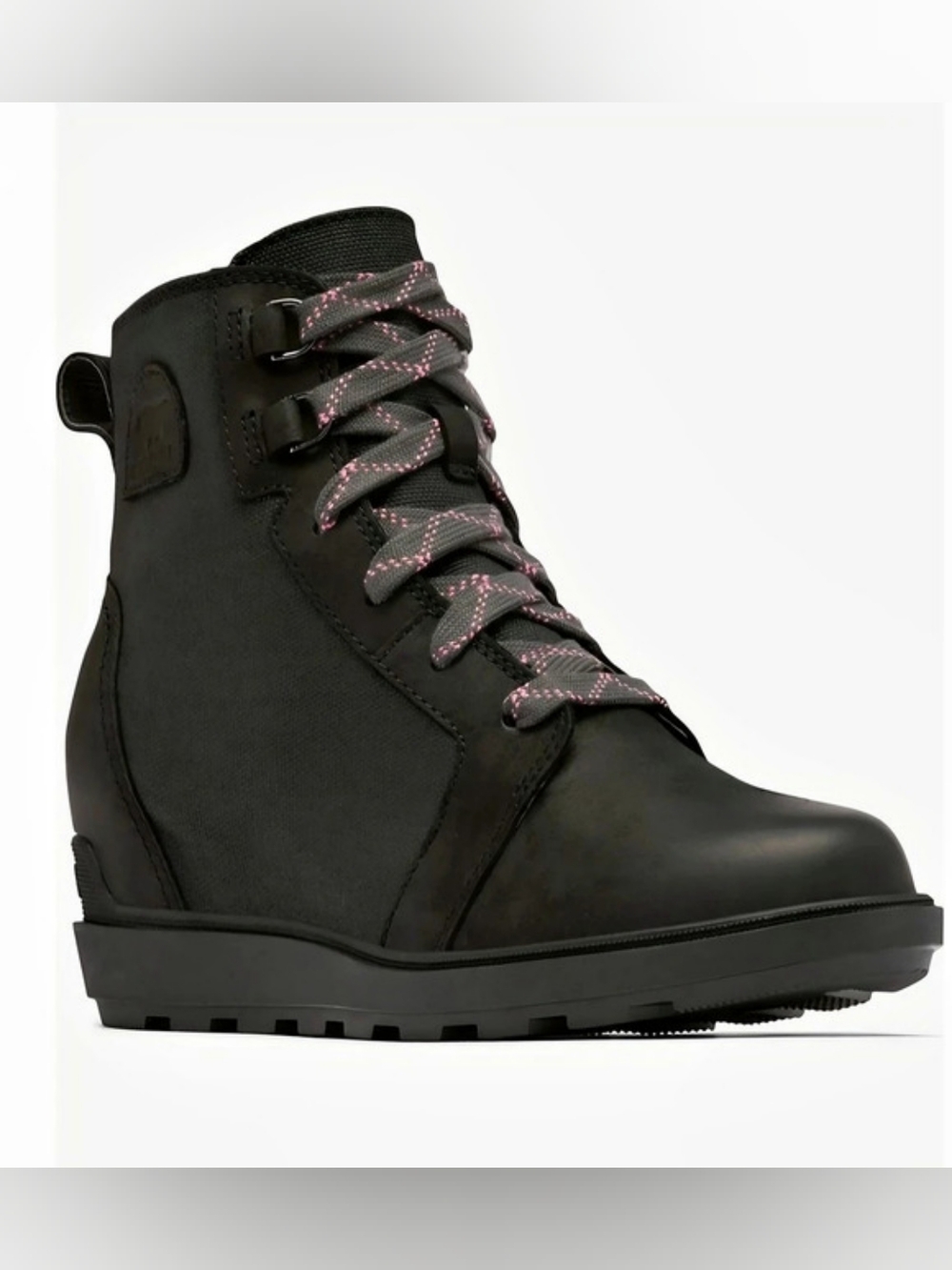 SOREL Evie II NW Lace Waterproof Wedge Booties Size 6 Like New